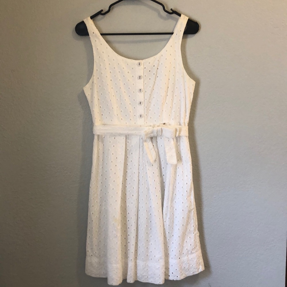 White lace dress